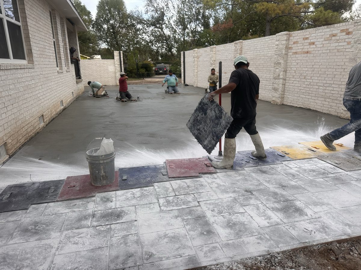 Decorative Concrete in Houston, TX by Coronado Exteriors