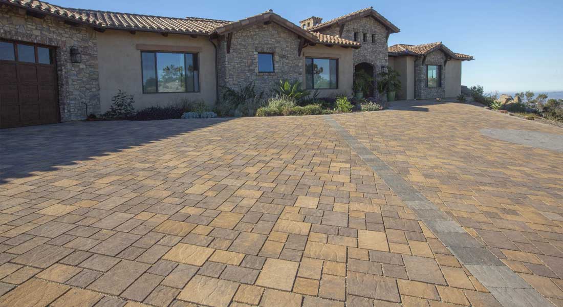 Paver driveway that adds property value