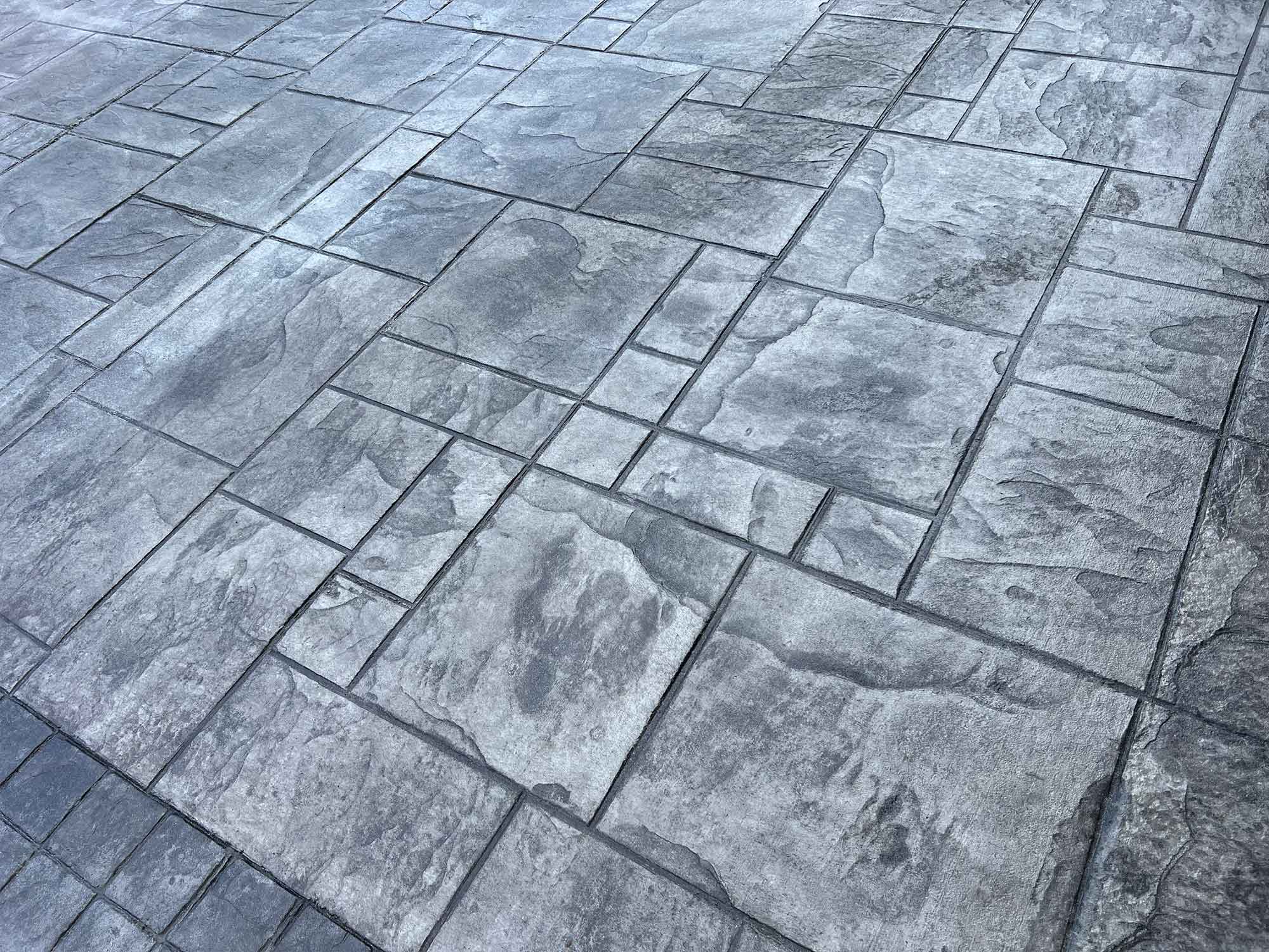 Custom paver driveway and walkway