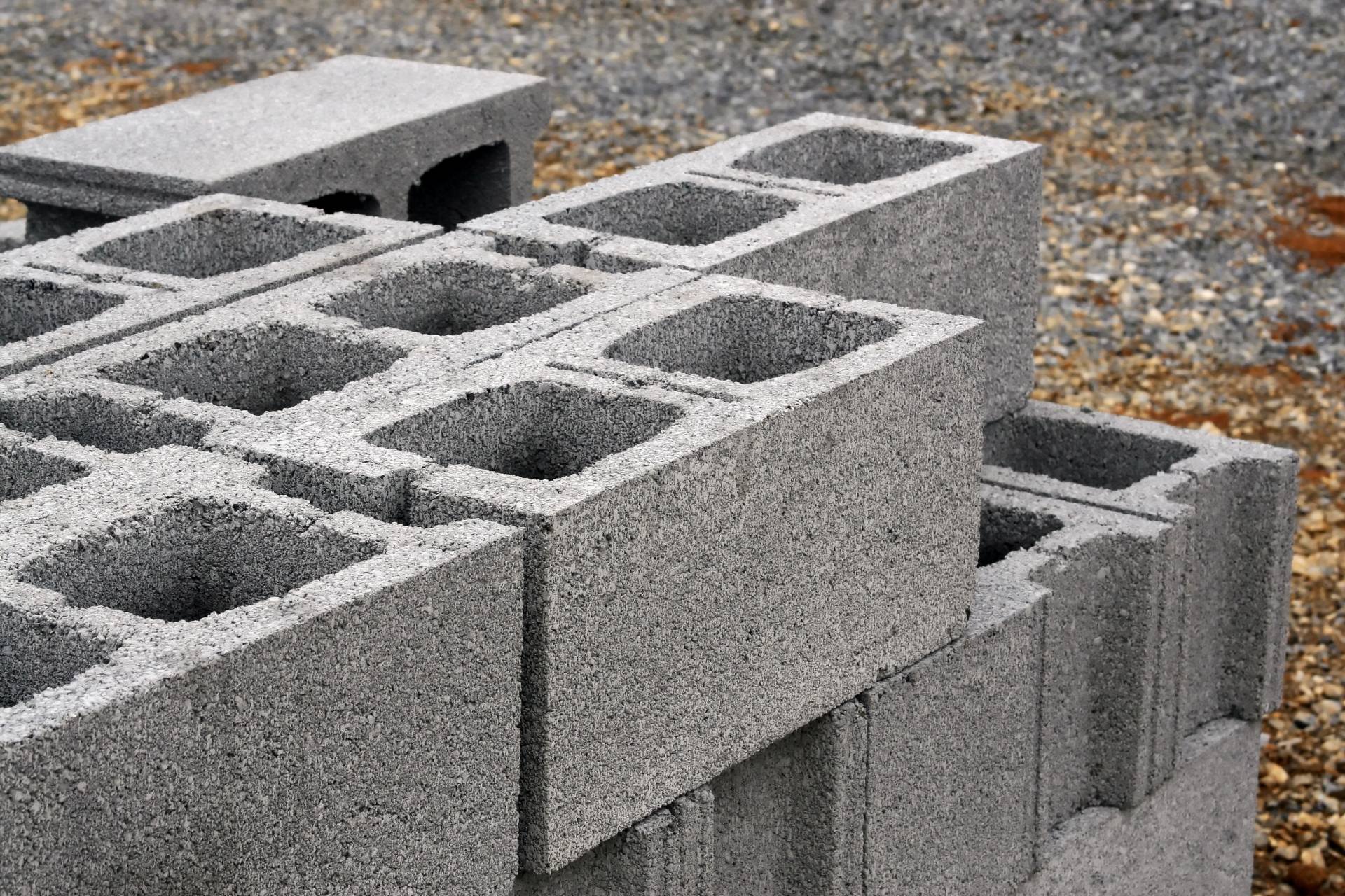 Concrete block masonry material
